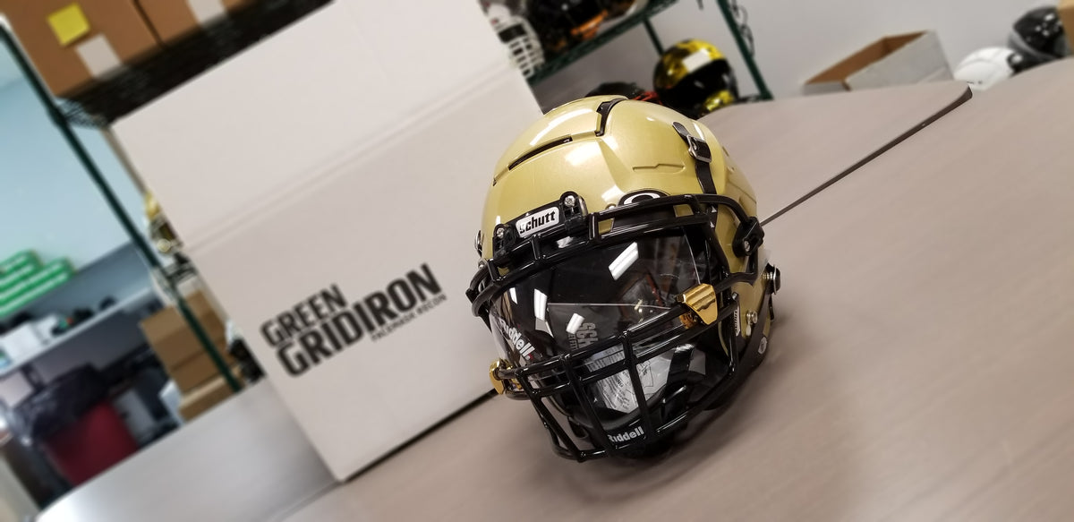 Green Gridirion - Football Helmets, Facemasks, Visors, Chinstraps – Green  Gridiron, Inc.