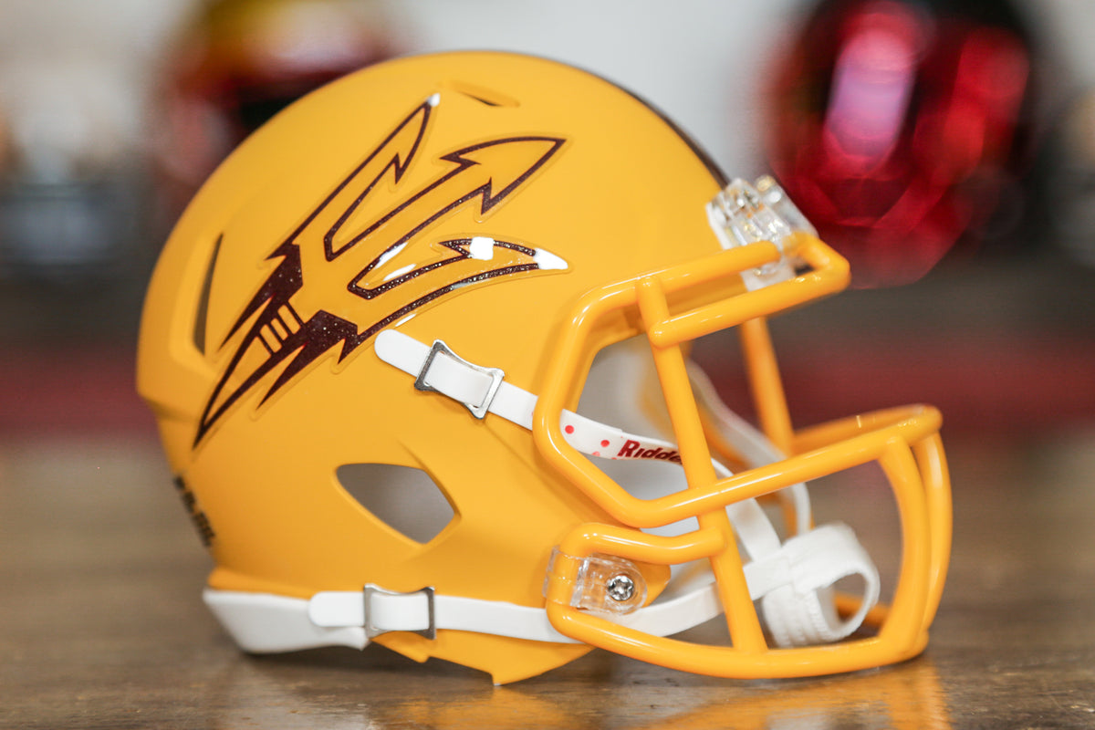 Arizona State Sun Devils Riddell Speed Mini Helmet - Desert Fuel with –  Engine30Sports