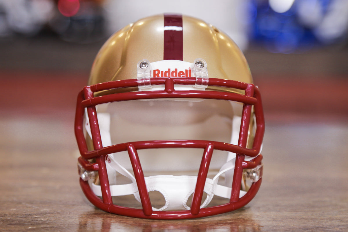 CONCEPT NCAA/NFL COLOR SWAP BOSTON COLLEGE EAGLES/NEW ENGLAND PATRIOTMINI  HELMET