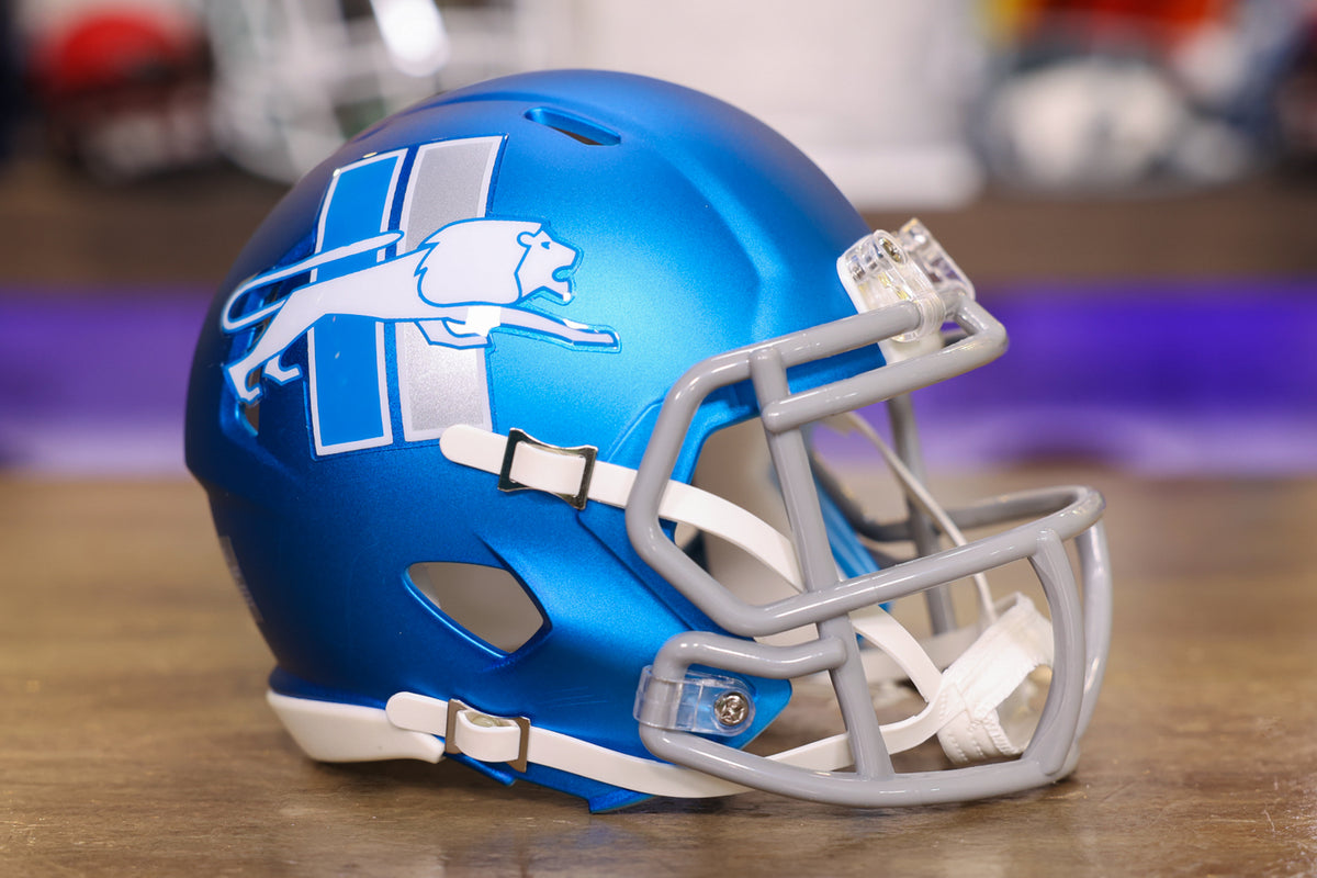 Detroit Lions Riddell Speed Authentic Helmet - GG Edition – Green Gridiron,  Inc.