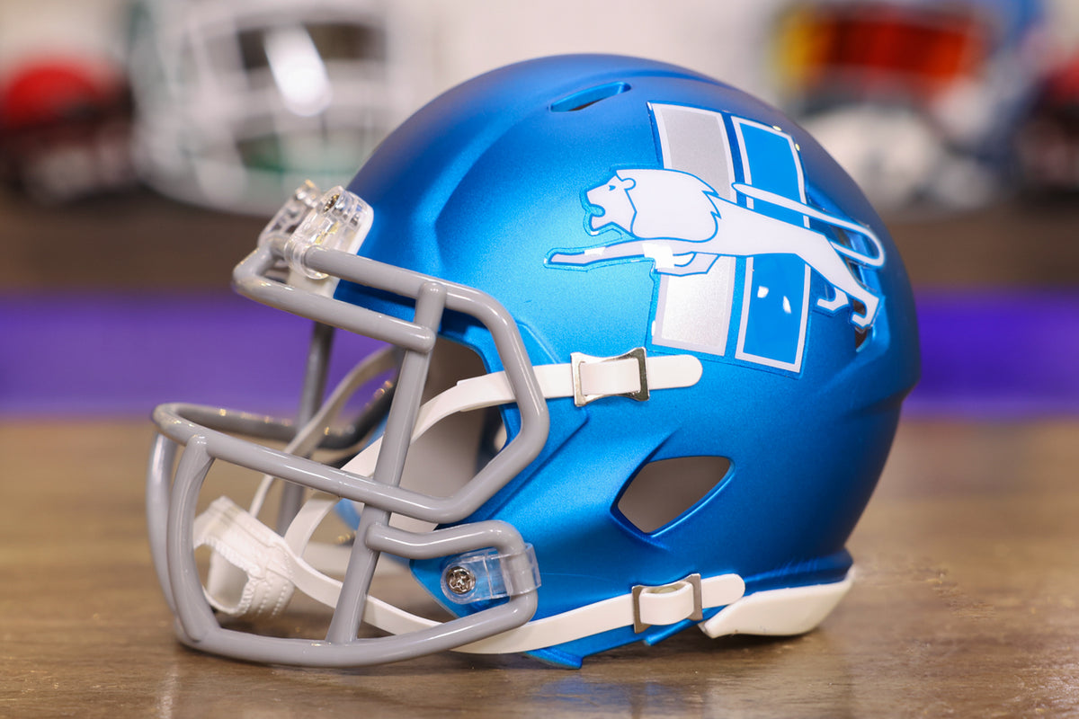 Detroit Lions Riddell Speed Mini Helmet - Alternate – Green Gridiron, Inc.