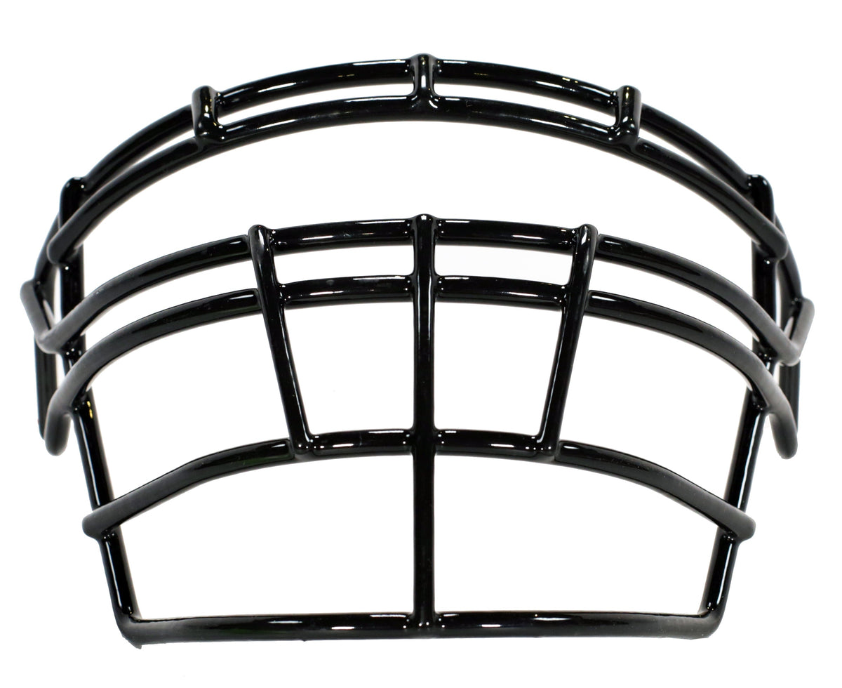 Schutt F7 LX1 Youth Football Helmet w/ attached Carbon Steel Facemask (S,  Metallic Silver, Black ROPO-NB) 