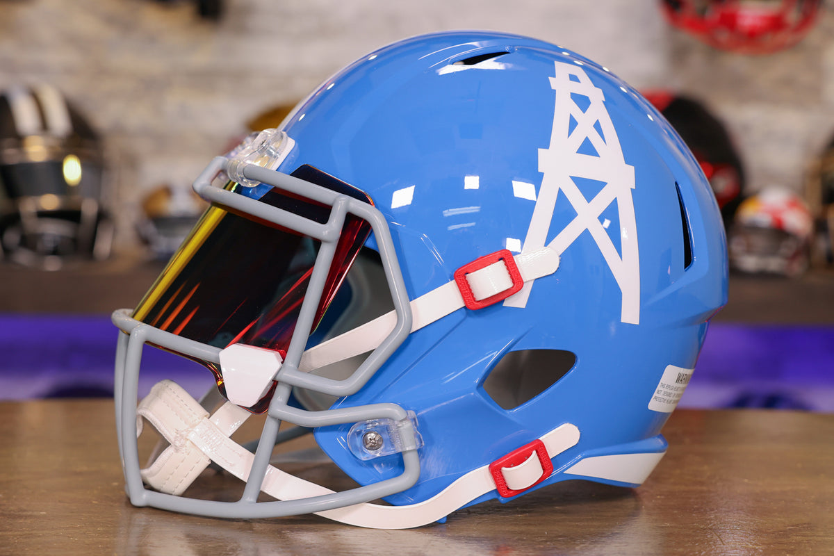 Houston Oilers Riddell Speed Replica Helmet - 1960-1962 Throwback