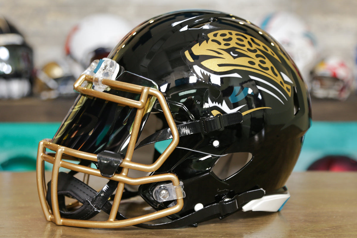 Jacksonville Jaguars Riddell Speed Replica Helmet - GG Edition – Green  Gridiron, Inc.