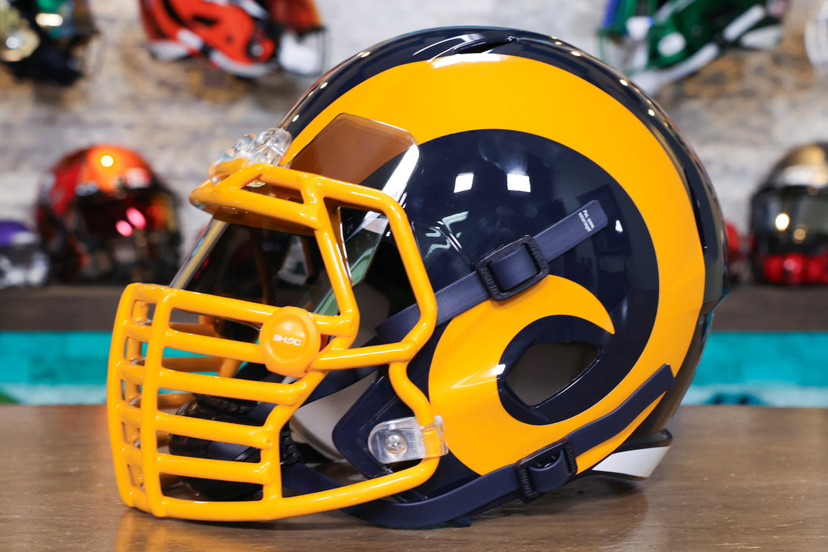 Los Angeles Rams Riddell Speed Replica Helmet - GG Edition – Green ...