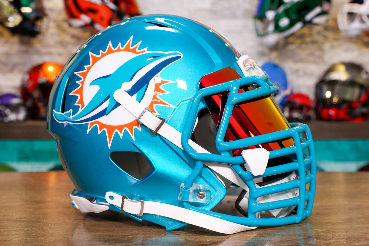 Miami Dolphins Riddell Speed Authentic Helmet - GG Edition