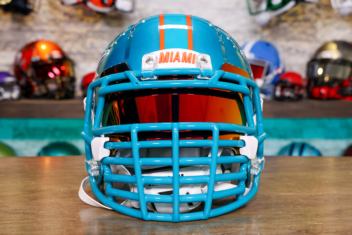 Miami Dolphins Riddell Speed Authentic Helmet - GG Edition – Green  Gridiron, Inc.