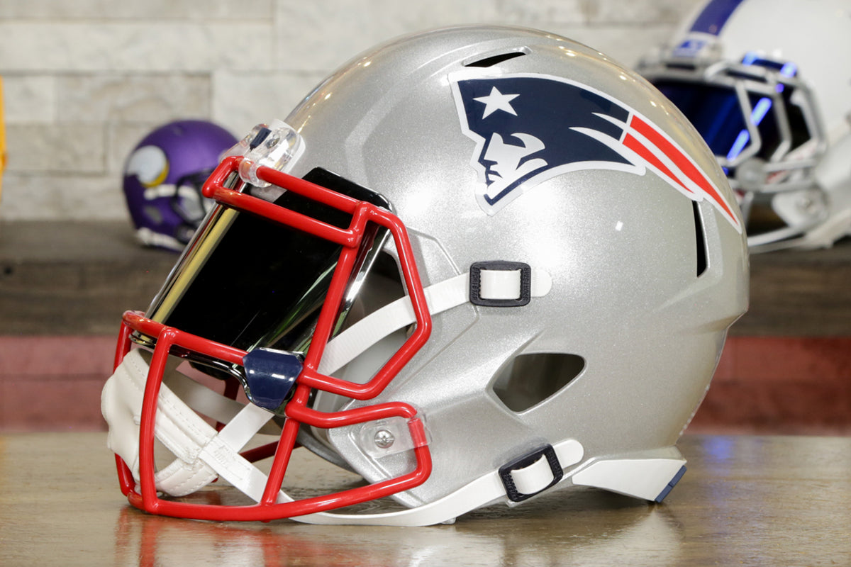 New England Patriots Riddell Speed Authentic Helmet – Green Gridiron, Inc.