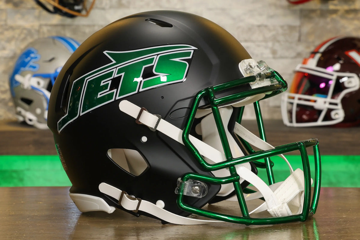 Riddell New York Jets Eclipse 購入 Alternate Revolution Speed Auth. Football  Helmet 海外 即決