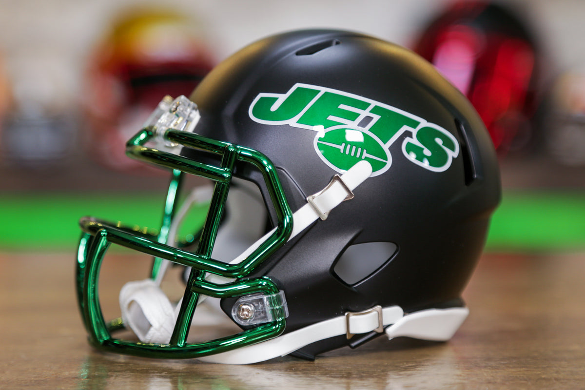 New York Jets AMP Alternate Revolution Speed Mini Football Helmet