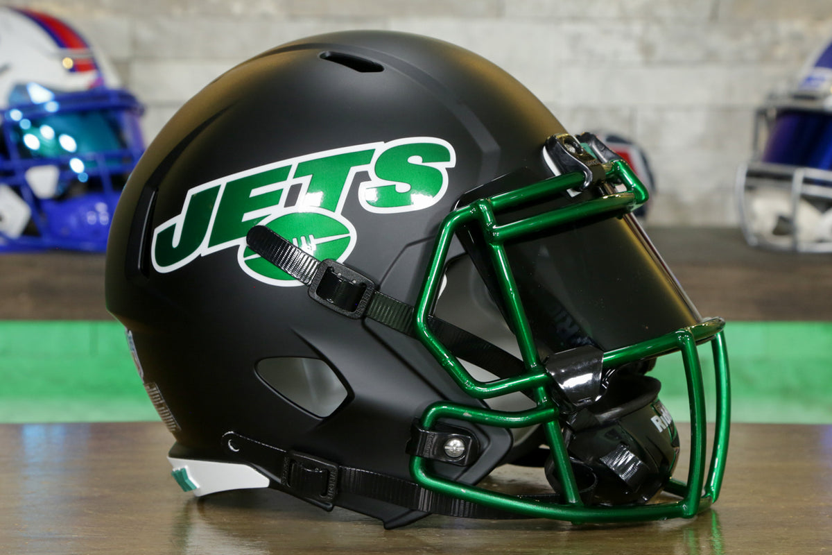 New York Jets Riddell Speed Replica Helmet - GG Edition – Green Gridiron,  Inc.