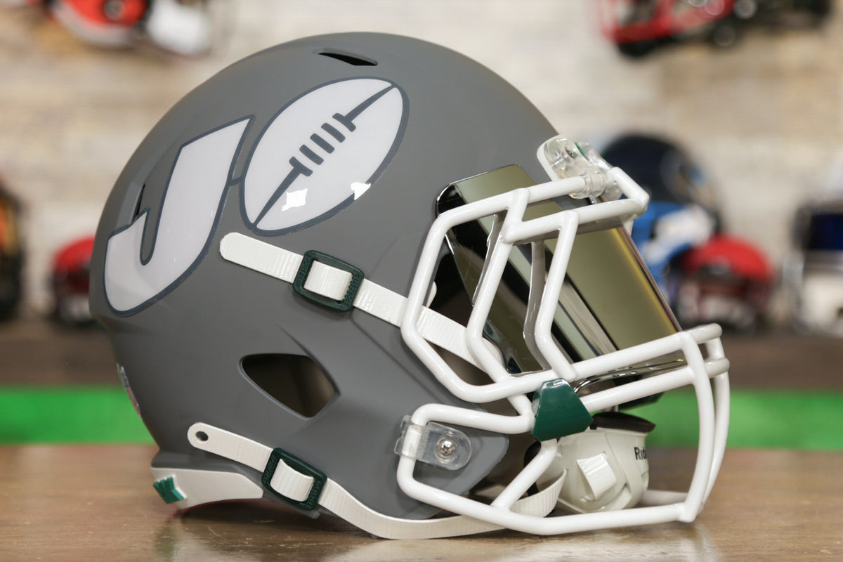 New York Jets Riddell Speed Replica Helmet - Alternate – Green Gridiron,  Inc.