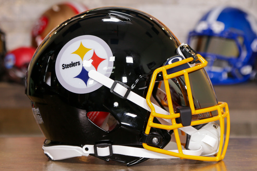 CUSTOM* PITTSBURGH STEELERS NFL Riddell Speed AUTHENTIC Football