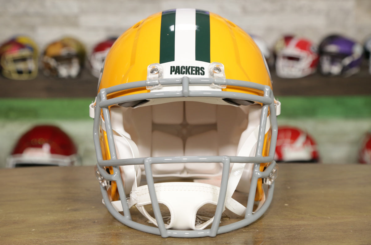 Green Bay Packers 1961-79 2-Bar Throwback Replica Mini Helmet