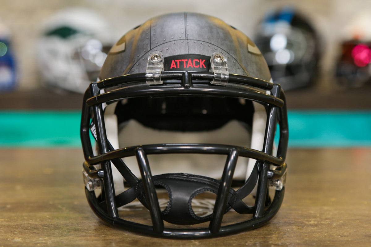 Air Force Falcons Riddell Speed Mini Helmet - Stealth Bomber – Green  Gridiron, Inc.