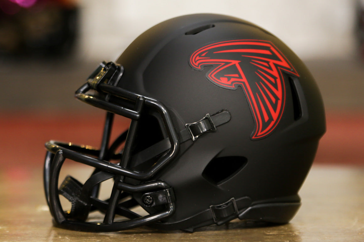 Riddell Atlanta Falcons Flat Black Alternate Speed Mini Football Helmet