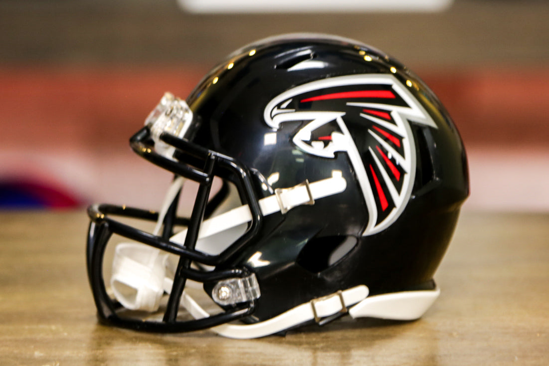 Custom Atlanta Falcons (Throwback) Speed Mini Helmet