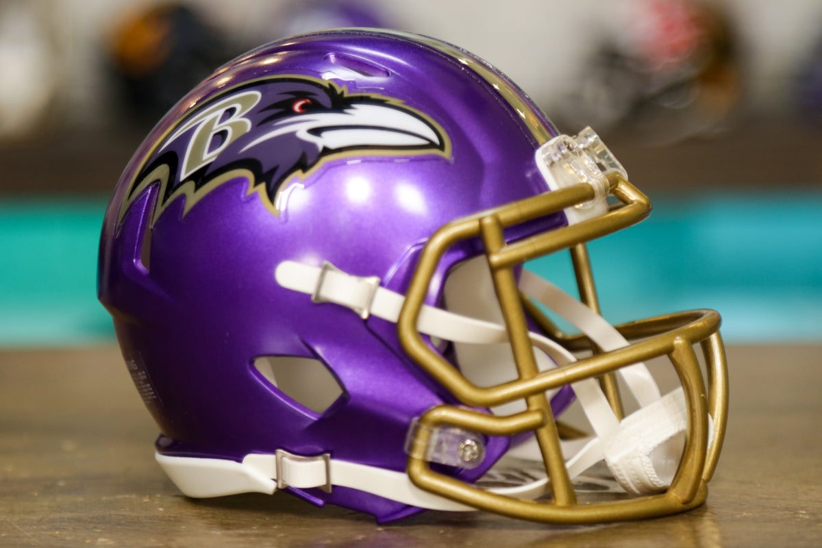 Baltimore Ravens Riddell Speed Mini Helmet - Flash – Green