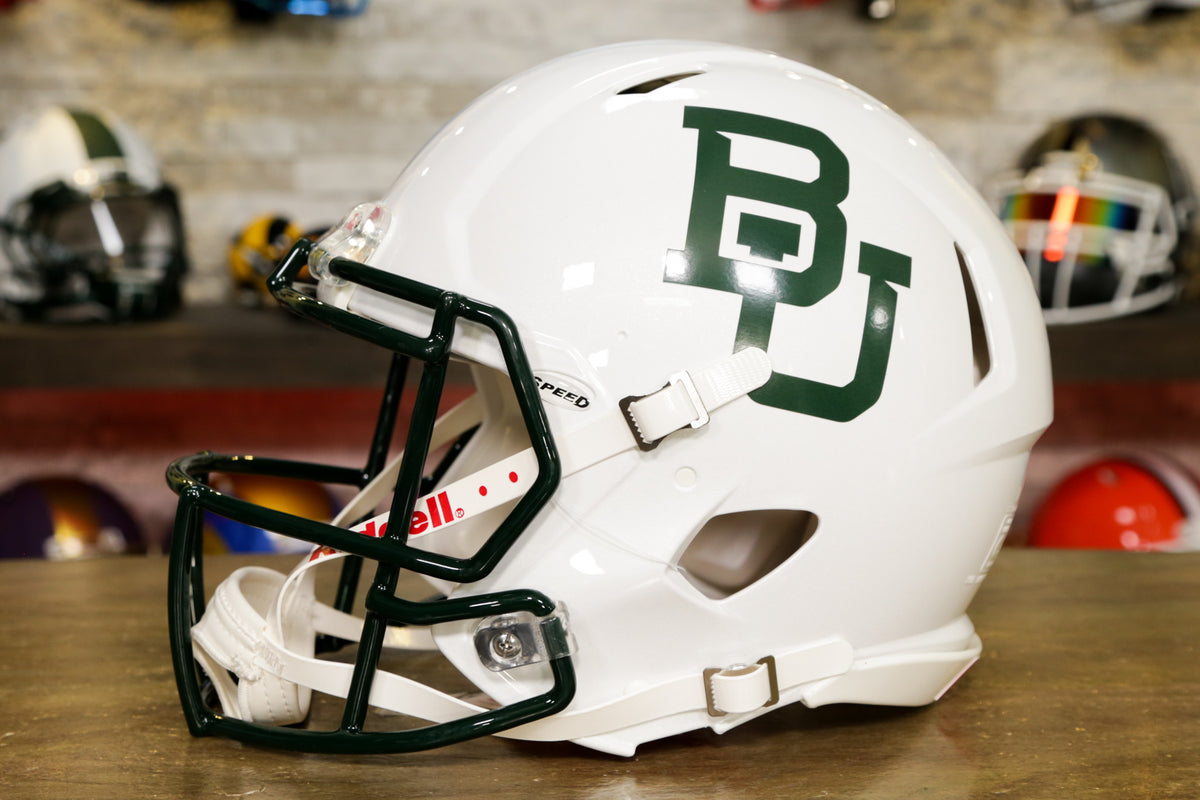 Baylor Bears White Shell Riddell Speed Mini Football Helmet