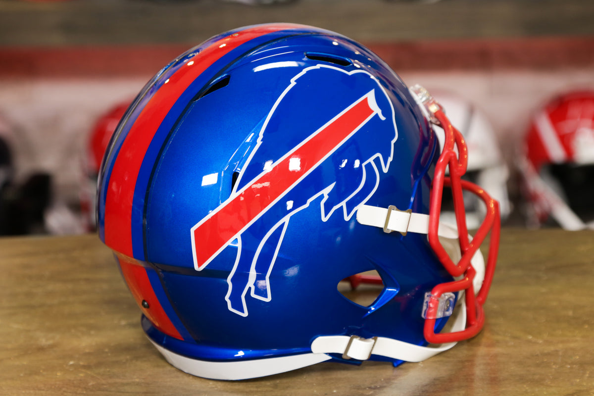 Buffalo Bills Josh Allen Mini Football Helmet Visor Shield Chrome –  SportsJewelryProShop