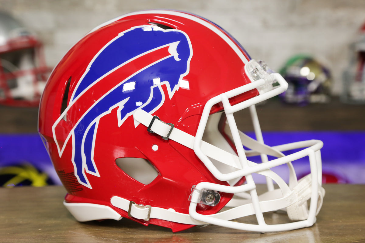 Buffalo Bills Riddell Speed Authentic Helmet - 1987-2001 Throwback – Green  Gridiron, Inc.