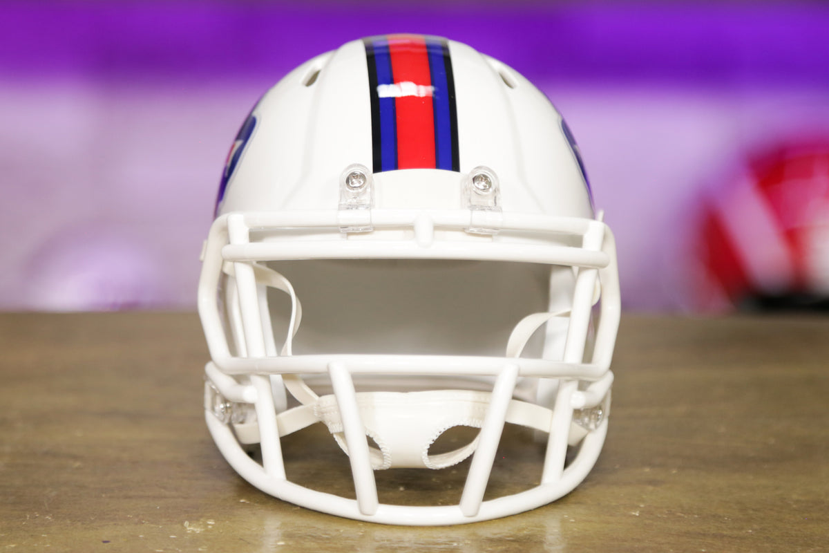 2017 Buffalo Bills Color Rush Speed Riddell Custom Mini Helmet