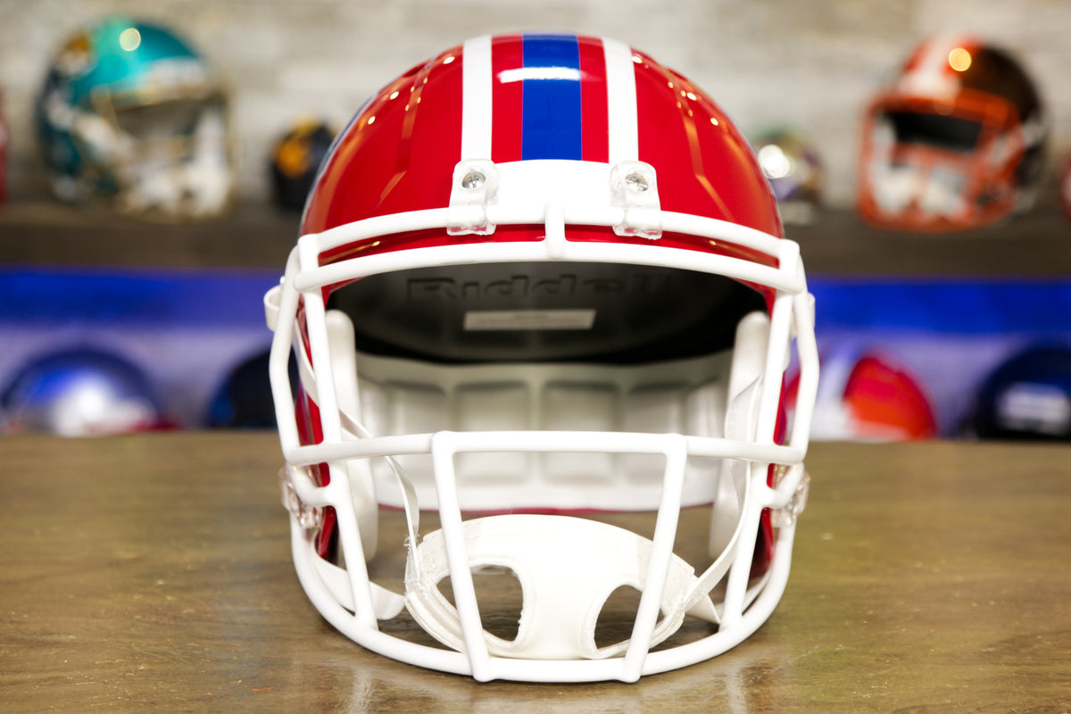 Buffalo Bills 1987-2001 87-01 Throwback Riddell Speed Mini Helmet – SPORTS  ZONE TOYS & COMICS