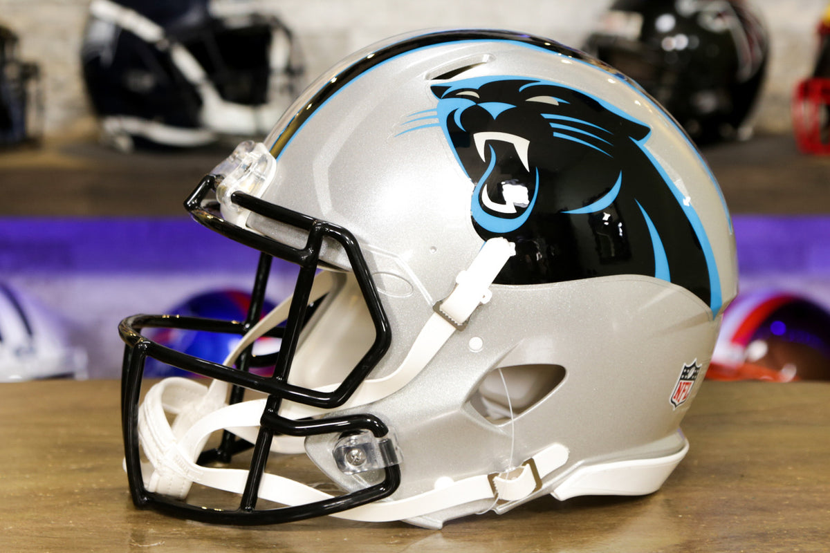 Carolina Panthers Riddell Speed Authentic Helmet – Green Gridiron, Inc.