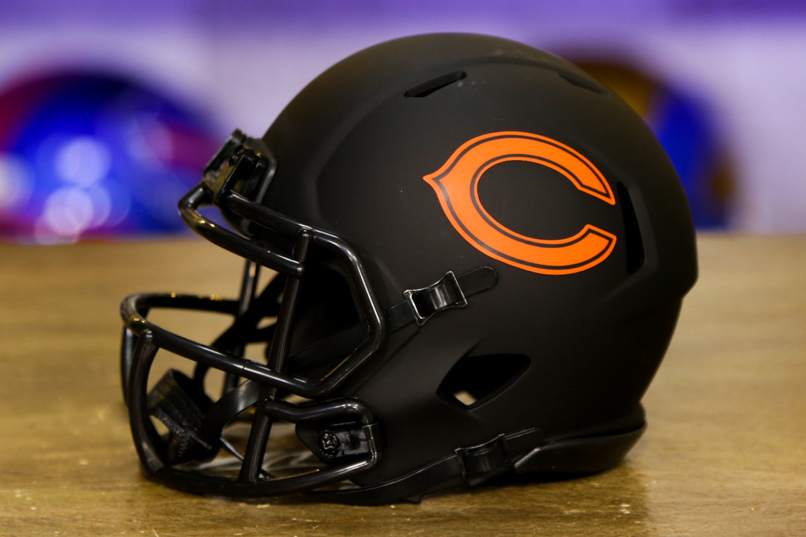 Chicago Bears Chrome Mini Hover Helmet