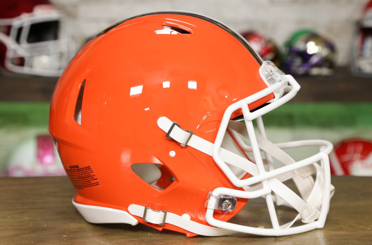 Nike Rewind Playback Helmet (NFL Cleveland Browns) Men's Long