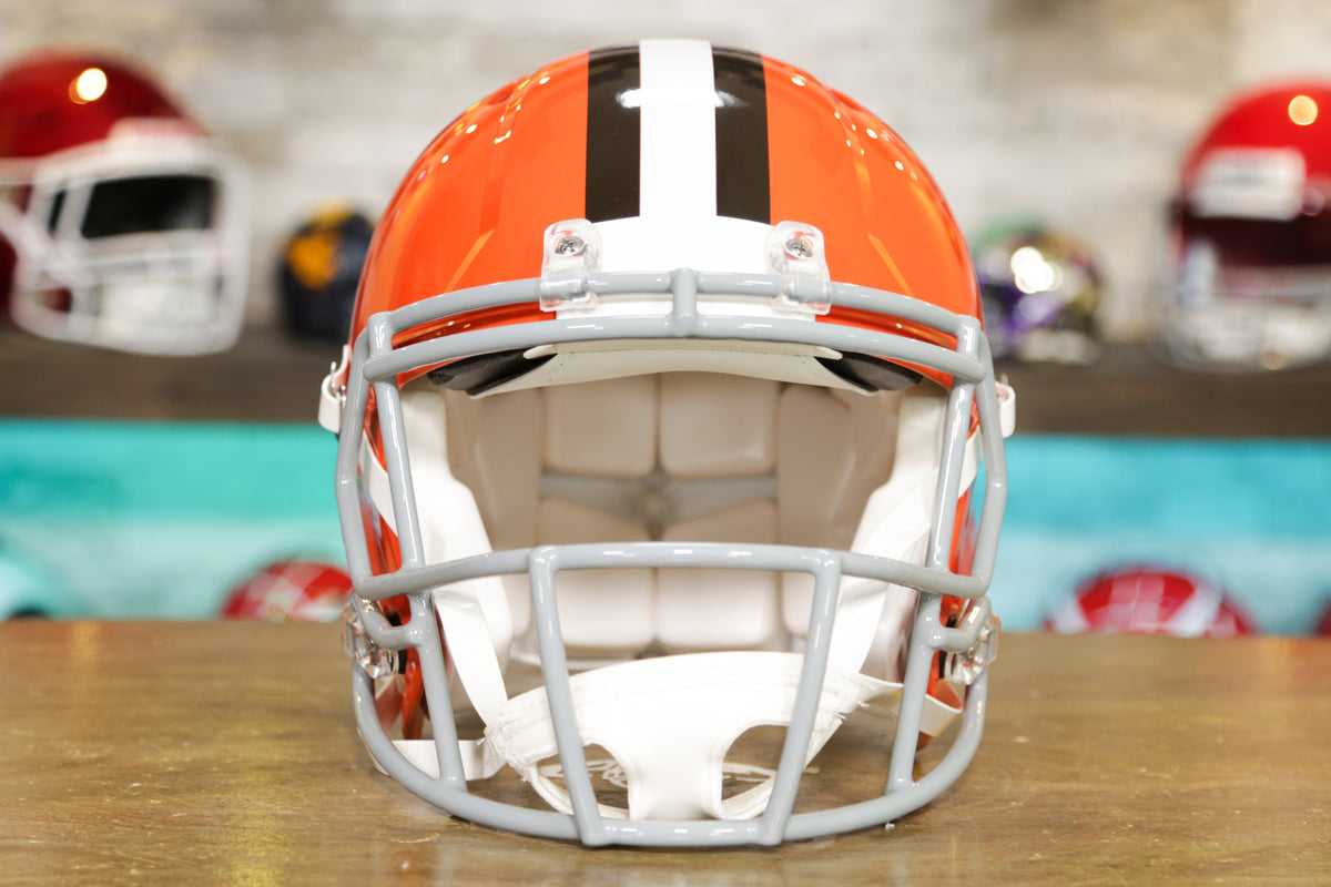 Cleveland Browns Riddell Throwback 1962-1974 VSR4 Full-Size Authentic  Football Helmet