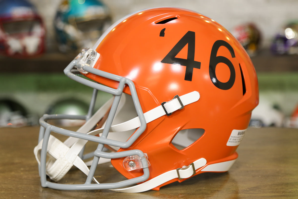 Cleveland Browns Vintage 1946 Style Custom Riddell MINI -   Israel