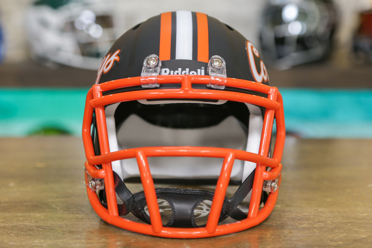 2022 Oklahoma State Cowboys Custom Riddell Mini Helmet vs TCU