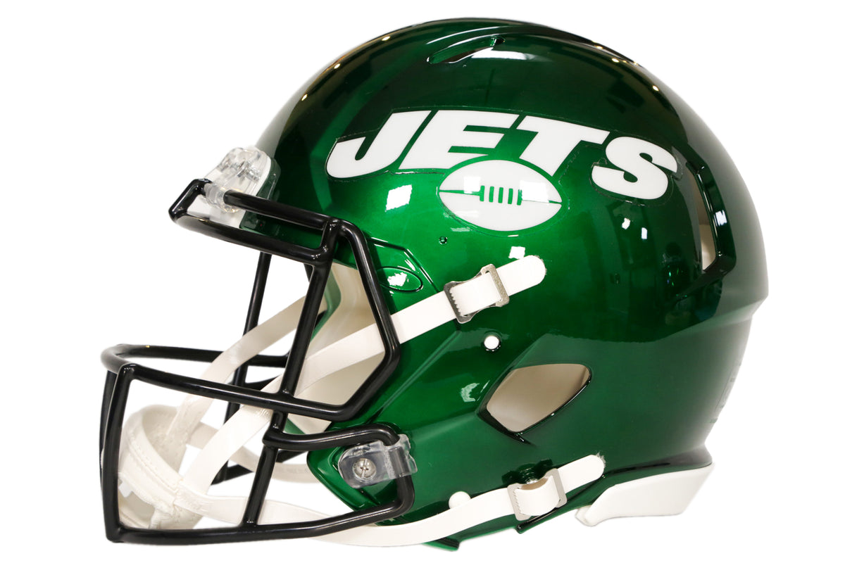 New York Jets Riddell Speed Authentic Helmet - Scratch & Dent – Green  Gridiron, Inc.