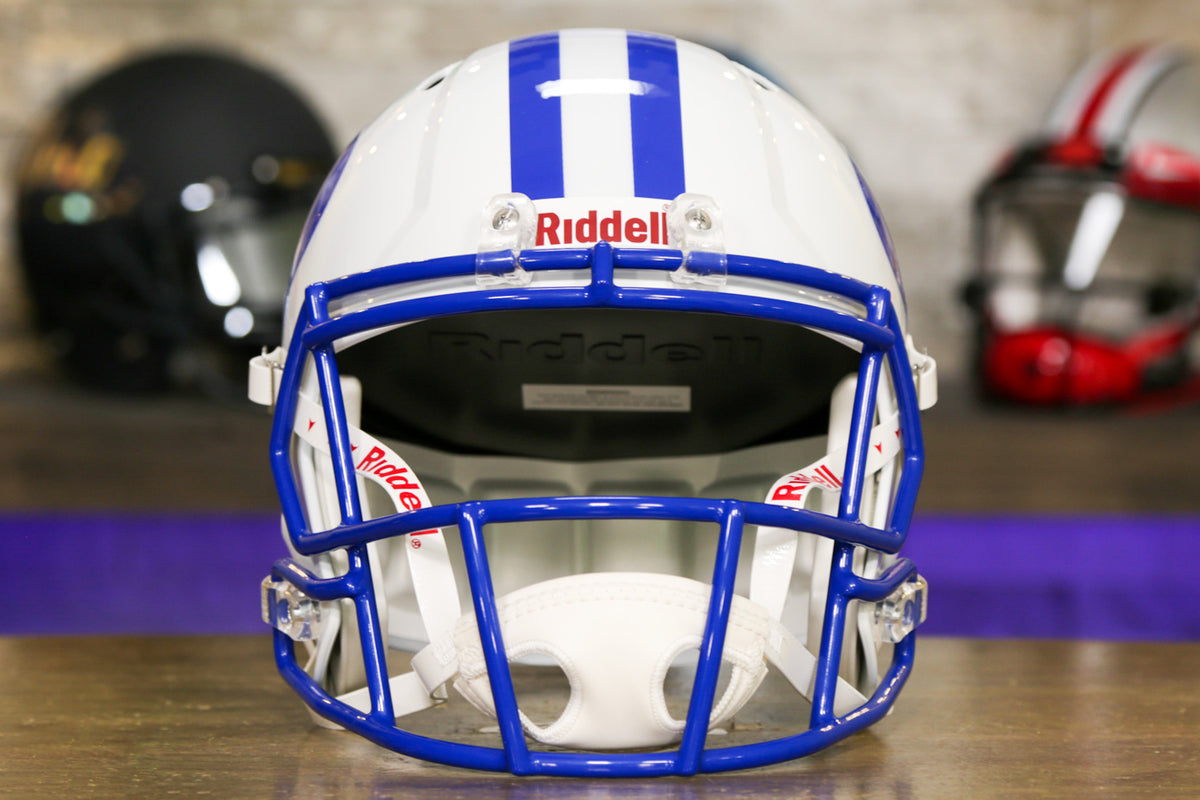 BYU football reintroduces royal, navy blue football helmets