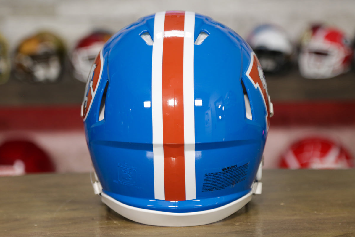 1962 Denver Broncos Custom Riddell Throwback Mini Helmet