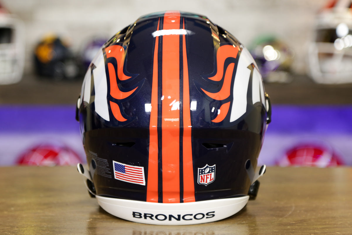 Denver Broncos Riddell SpeedFlex Helmet - Color Rush – Green Gridiron, Inc.