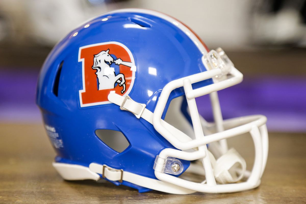 Denver Broncos NFL Throwback 1976-1996 Mini Helmet Buy At