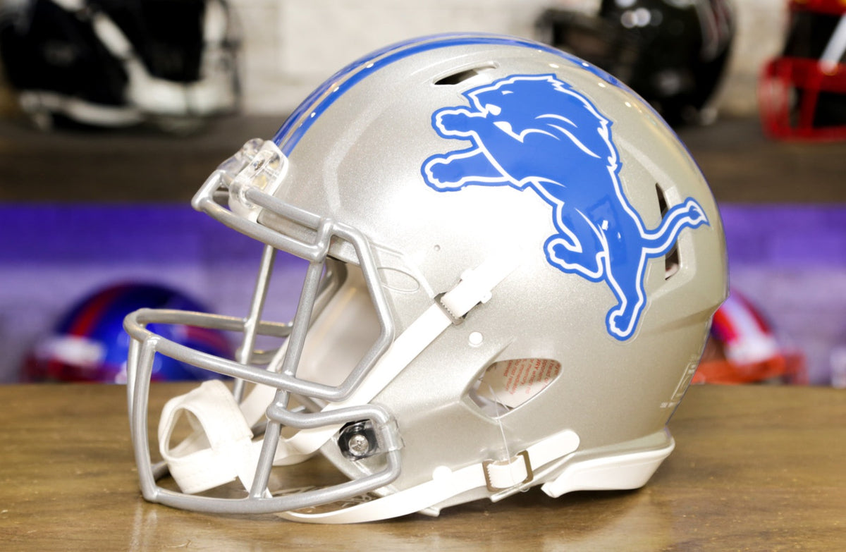 Riddell Detroit Lions Alternate Eclipse Speed Replica Full Size Helmet -  Gameday Detroit