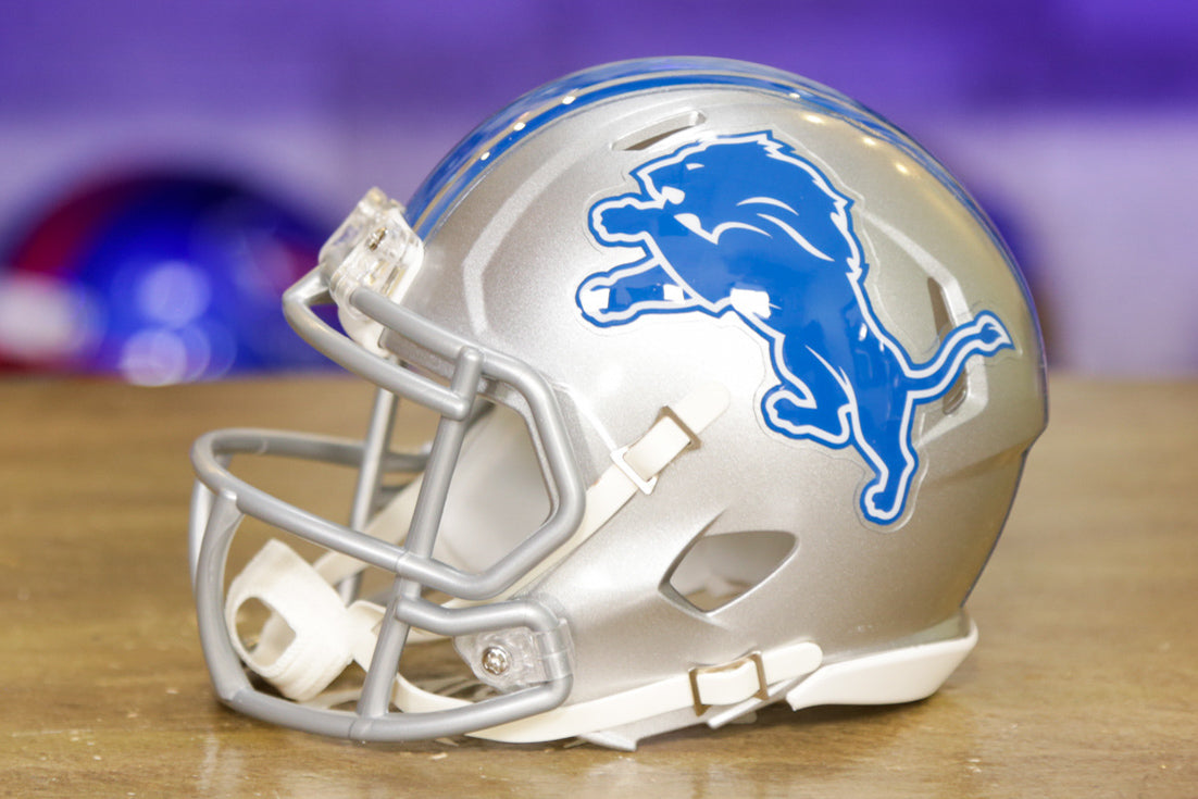 Detroit Lions Riddell Speed Mini Helmet - Flash – Green Gridiron, Inc.