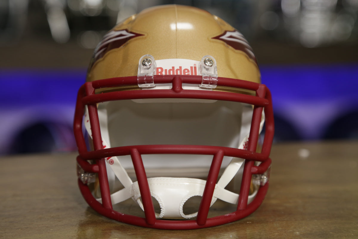 Florida State Seminoles Riddell Speed Mini Helmet - Gold Chrome – Green  Gridiron, Inc.