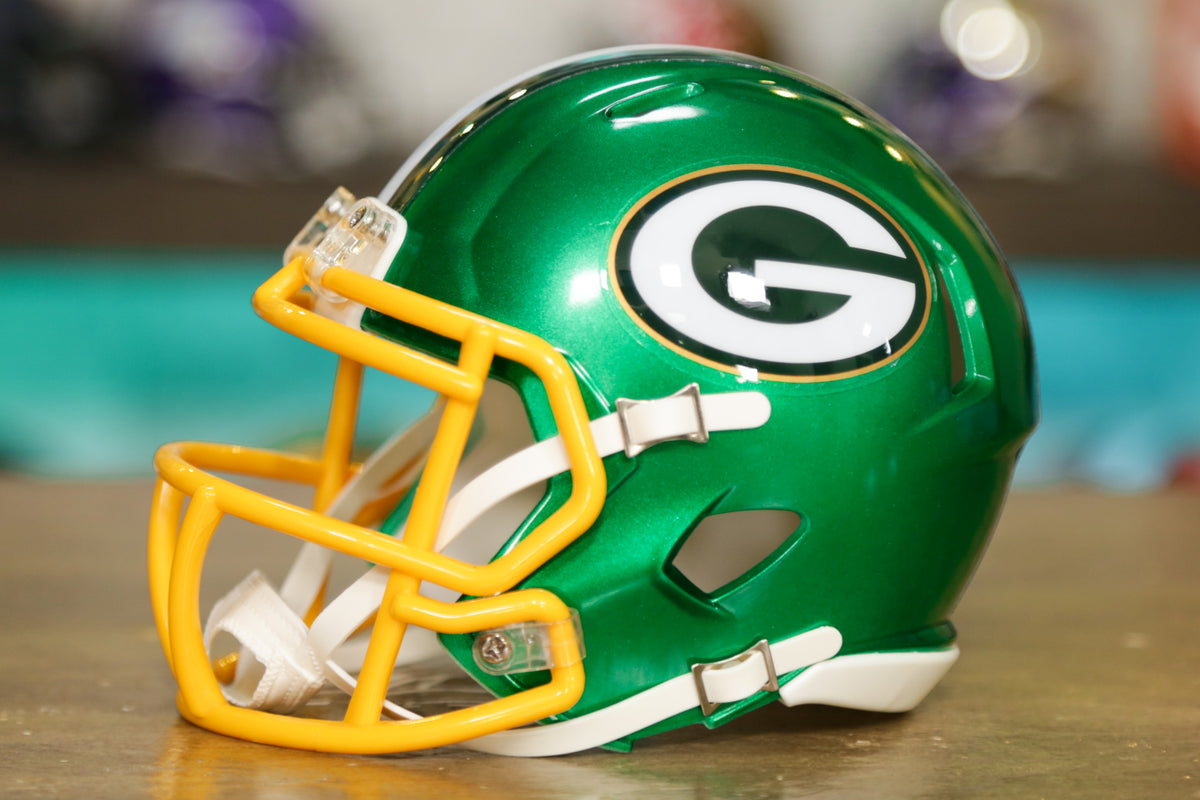 Green Bay Packers Limited Edition Riddell Blaze Revolution Speed Mini –  NorCalHobbyShop