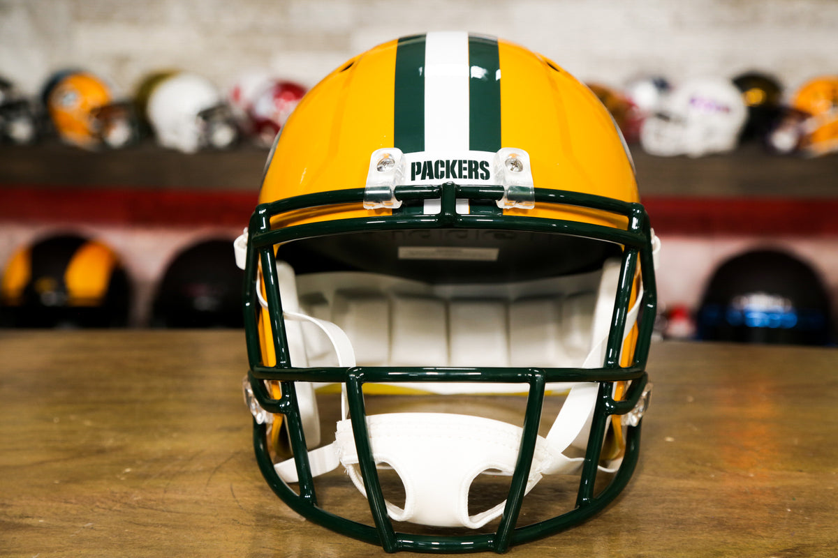 2.25 Green Bay Packers Riddell Speed NFL Football Helmet 