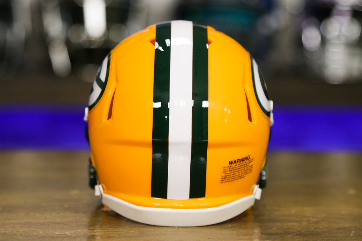 Green Bay Packers Alternate Flash Mini Speed Helmet – Green Bay Stuff