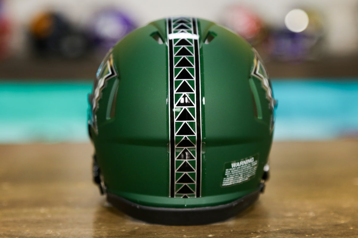 Hawaii Warriors Retro Rainbow Speed Mini Helmet