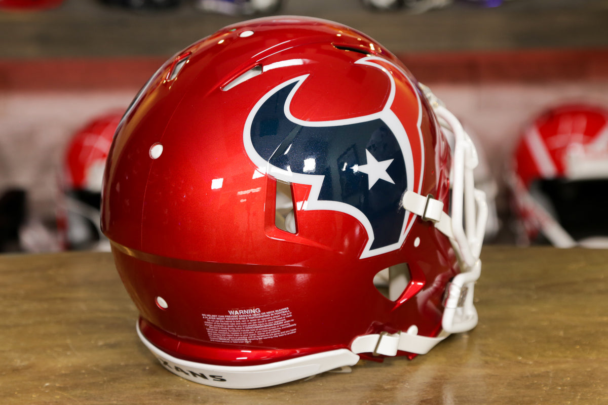 Houston Texans Full Size AMP Authentic Speed Helmet New In Box