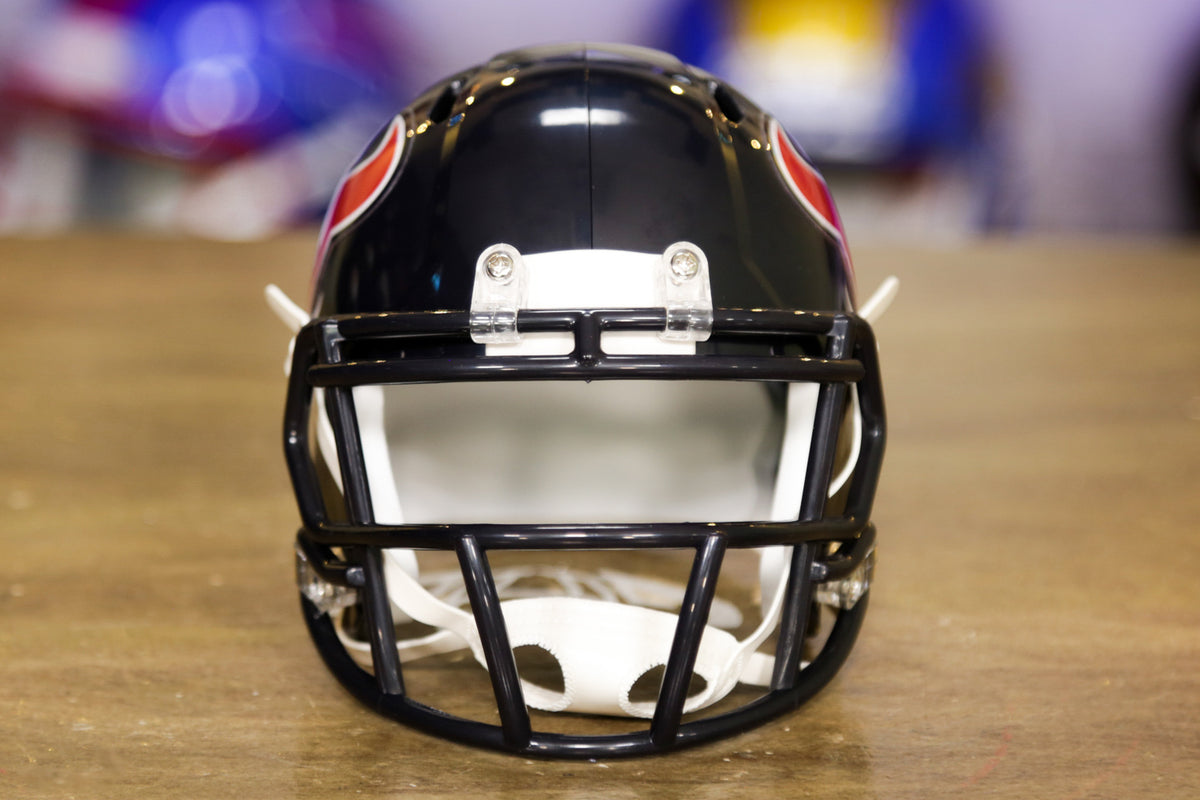 CUSTON HOUSTON TEXANS RIDDELL SPEED ALTERNATE MINI HELMET circa: 2022