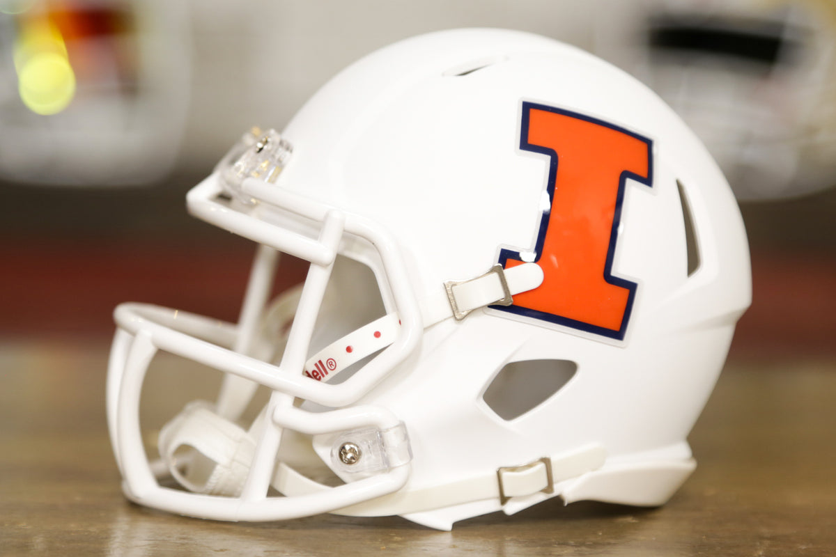 Illinois Fighting Illini Mini Football Helmet - 417 Helmets