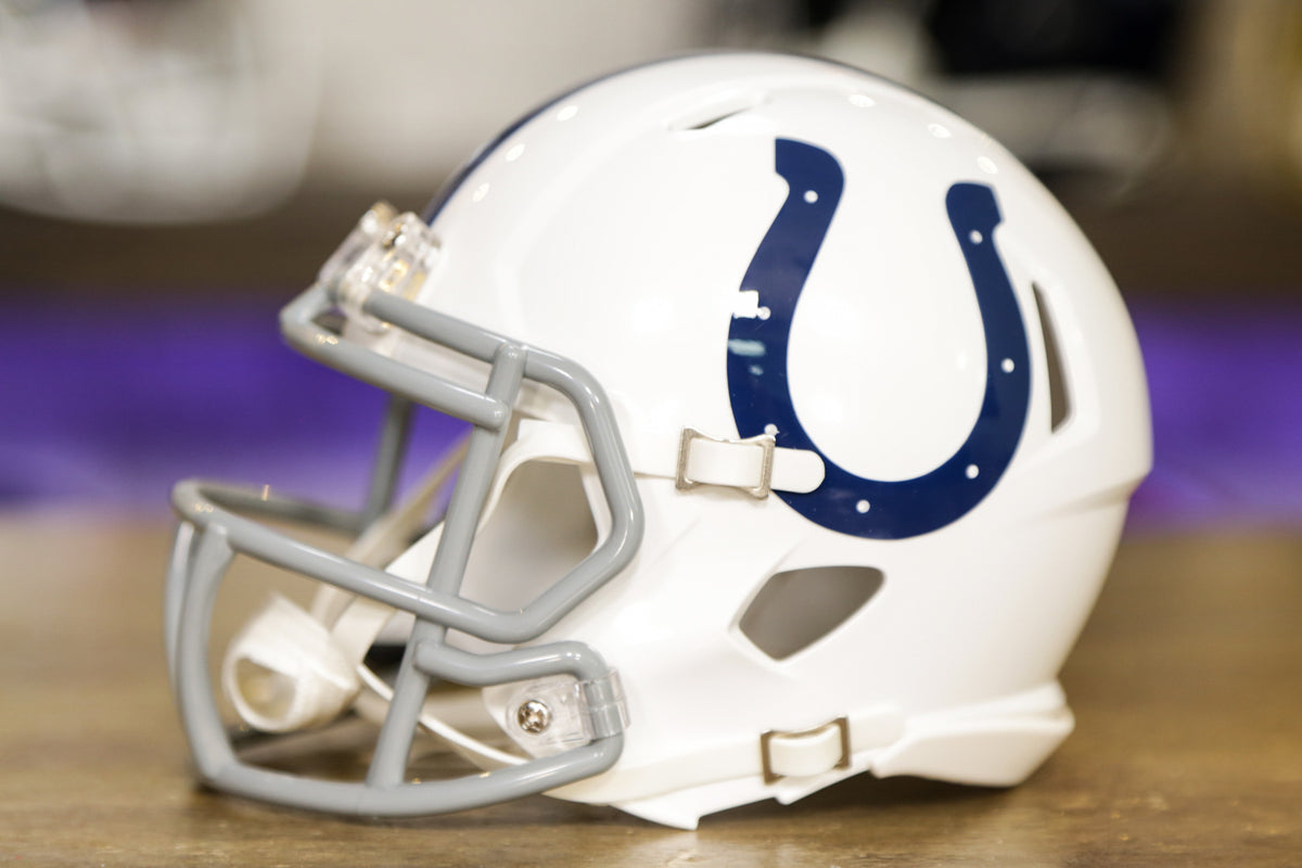 Indianapolis Colts Replica Speed 2004 - 2019, Throwback Helmets, NFL, Collectibles, Open Catalogue