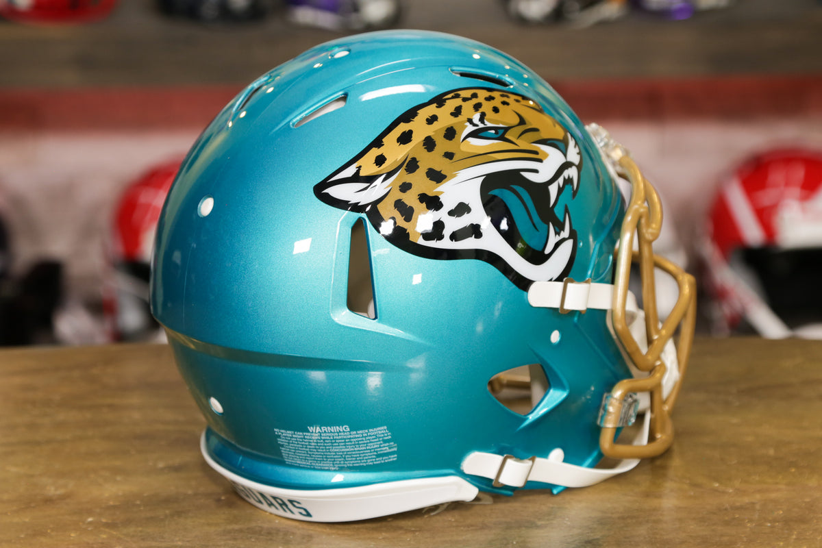 Riddell 9585562489 NFL Jacksonville Jaguars Helmet - Replica Full Size Speed Style Eclipse Alternate